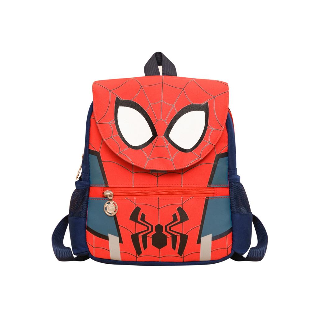 Cartoon Spider Man Pattern Kids Backpack With Breathable Oxford Fabric For Elementary School Students
