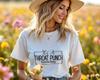 It’s A Throat Punch Kinda Day T-Shirt – Funny Sarcastic Quote Graphic Tee A356