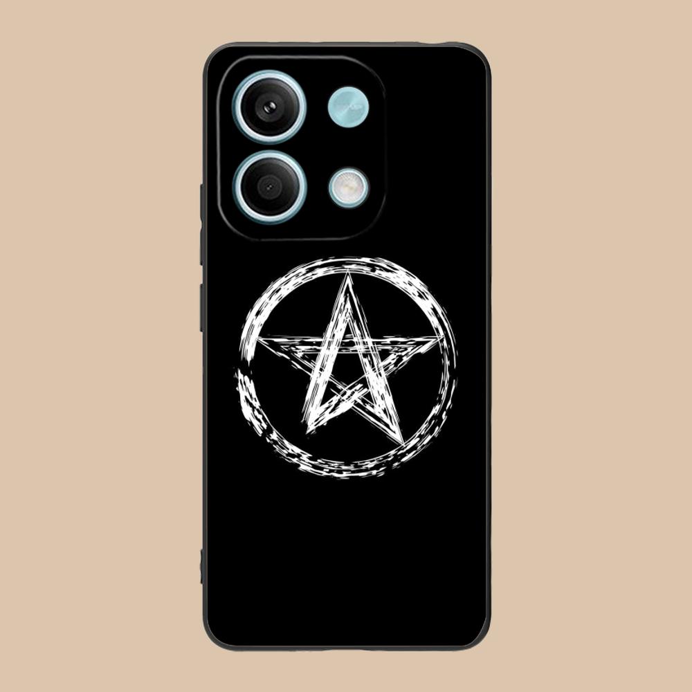 Aesthetic Pentagram Phone Case for POCO F8 F7 F6 F5 F4 F3 F2 Pro GT C75 C71 C65 C61 C40 Pro Ultra Soft TPU Shockproof Cover