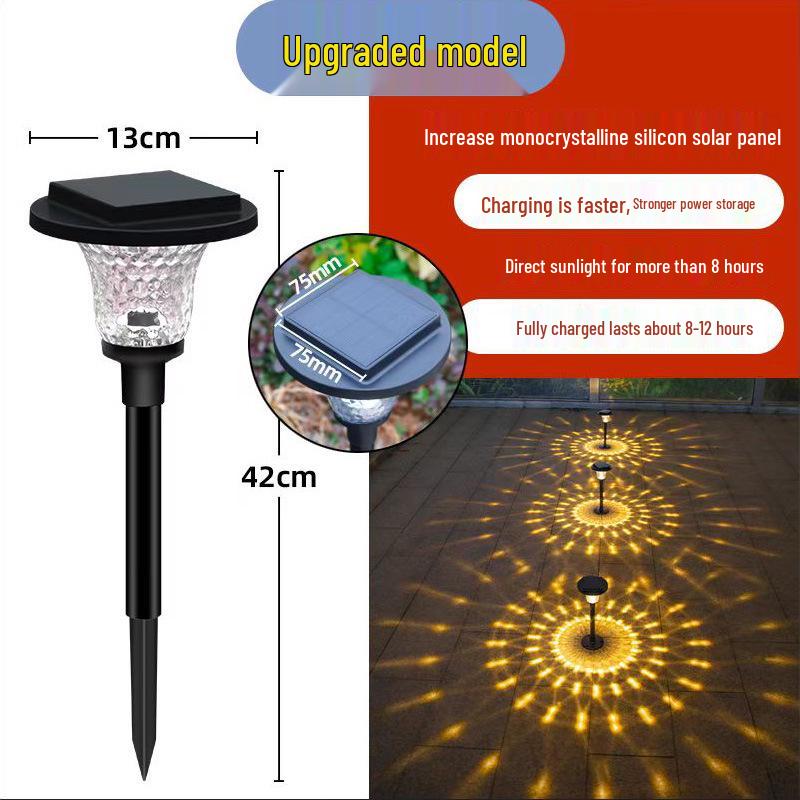 Waterproof Solar Garden Lights for Outdoor Lawn and Courtyard Decoration