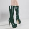 High heels winter fashion waterproof table high women's boots stacking boots large size knee boots long boots