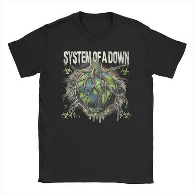 Toxicity Album System of a Downs Band Men Women T Shirts Tee Shirt Short Sleeve Crew Neck T-Shirt Pure Cotton Summer Clothes