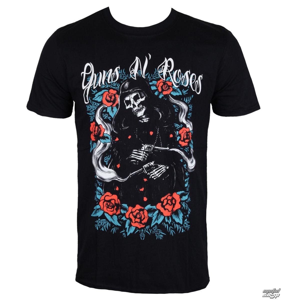 Guns N Roses Skeleton Roses T-shirt S