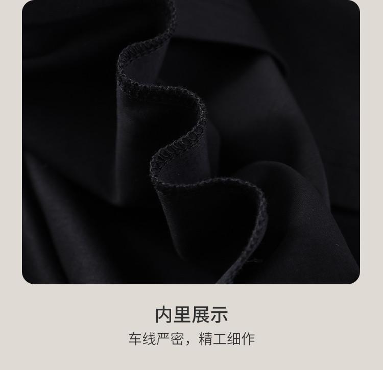 100% Horse Cotton Business and Leisure Men's Solid Color Polo Shirt Men's Long Sleeve T-shirt