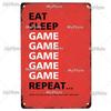 [MyPlate] Game Metal Sign Retro Sign Tin Sign Indoor Party Sign Pub Club Plate Bar Sign Pub Club Plate Summer Home Decor
