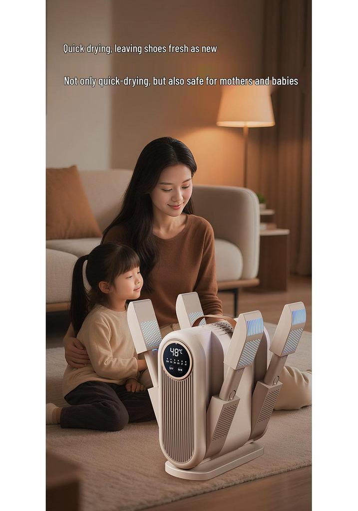 New Portable Smart Shoe Dryer – Quick Dry, Foldable, Constant Temperature for Students and Home Use