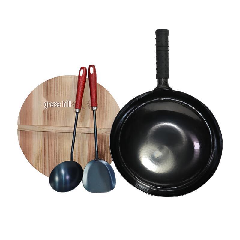 

Shengtong Craftsman Master Zhangqiu Iron Wok Set