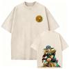 Washed Vintage Anime Jojo Bizarre Adventure Tshirt Retro Manga Giorno Giovanna T Shirts Men Casual Cartoon Oversized Tshirts