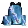 Animated Unique Creative Cool New Gorilla tag 3D Pattern 3pcs/Set pupil Schoolbags Daily Laptop Pack Rucksack Lunch Box Pen Case