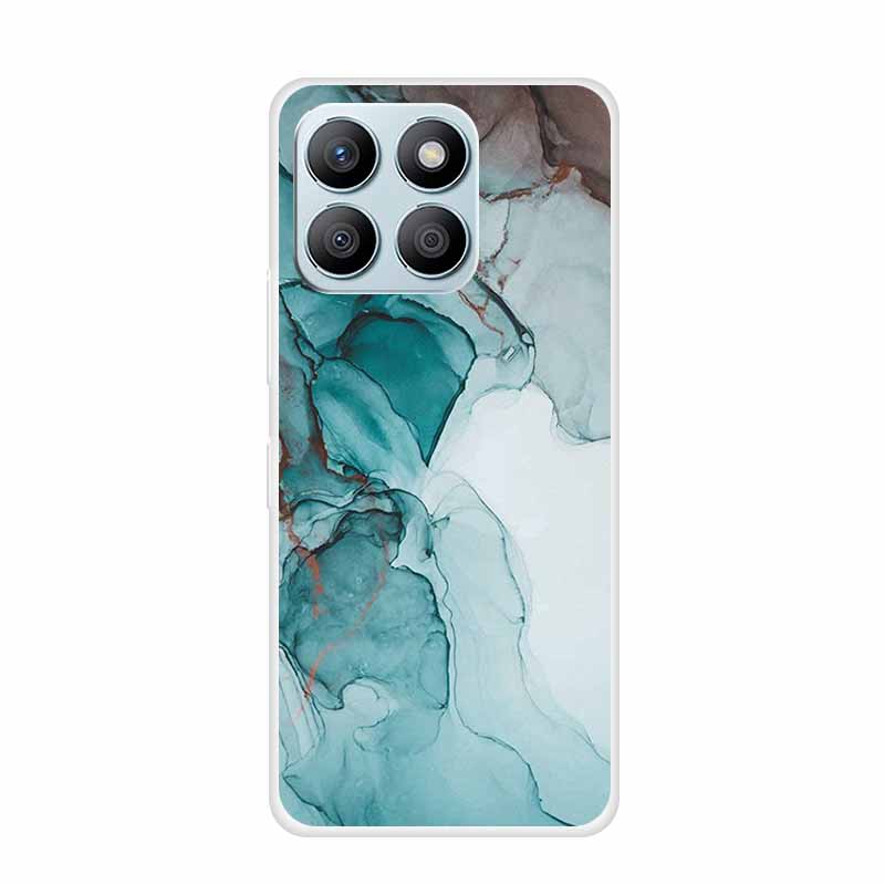 For Honor X8C X8B Phone Case For Huawei Honor X 8 C B X8 8C 8B Soft Silicone TPU Transparent Funda Clear Marble Patterns Cover