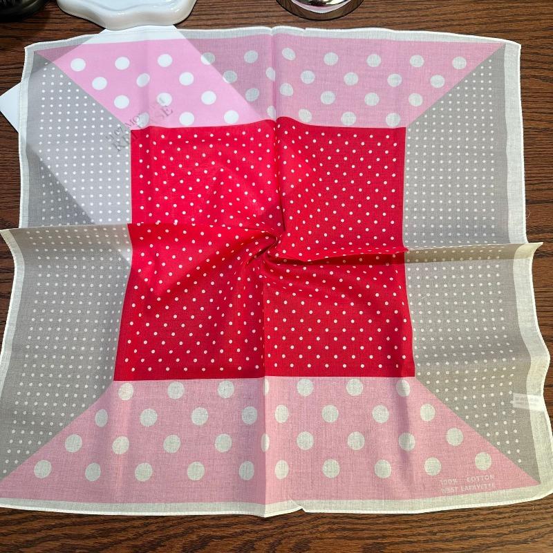 Spring and Autumn pure cotton 55cm small square scarf women's literary silk scarf versatile decorative scarf thin headscarf headband scarf