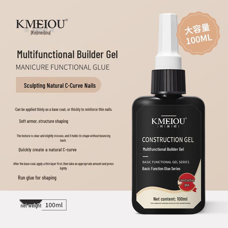 Nail Art Super Gel: Strengthening Base & No-Wipe Top Coat for Salons