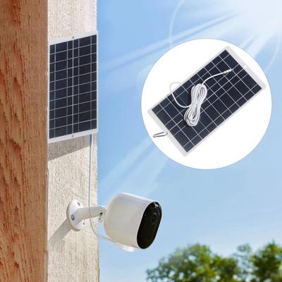 פאנל סולארי 10W פאנל טעינה IP65 עמיד למים הגנת טעינת יתר מטען פאנל סולארי למצלמת אבטחה למעקב