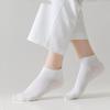 5 Pairs Soft Women Solid Color Ankle Sock Breathable Sweat-Absorbent Comfortable Cotton Low Cut Sports Socks High Quality Female Socks