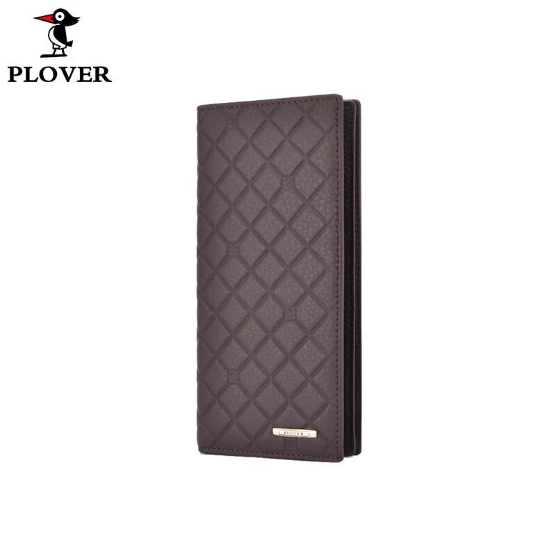 Мужской длинный кошелек Plover из тисненой кожи 1