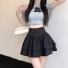 Women's Spring High Waist Fluffy A-Line Pleated Skirt