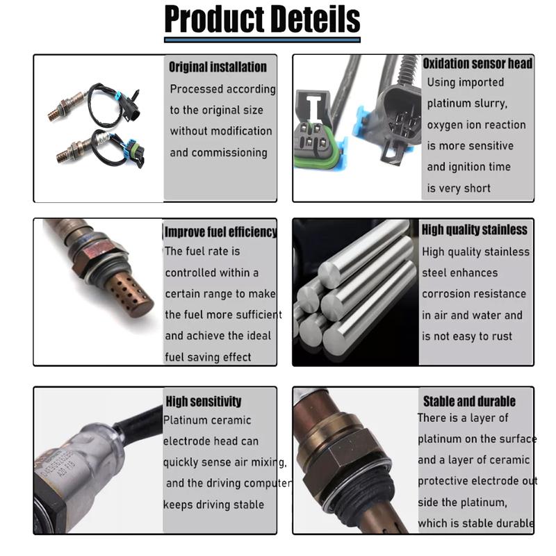 2Pcs Front Rear Lambda Probe Oxygen O2 Sensor 12617648 12629659 For VAUXHALL Opel ASTRA J GTC IGNIA 2.0L