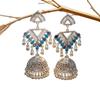 Indian Vintage Simple Bell Tassel Earrings for Women, Long Style Unique Court-style Elegant Wind Chime Ethnic Earrings