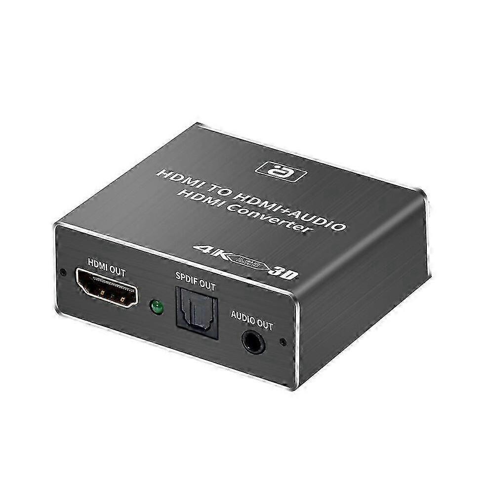 HDMI Audio Extractor HDCP CEC + Optical TOSLINK SPDIF + 3.5mm RCA Audio Converter 4K x 2K 3D HDMI Au