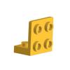 50g/64Pcs Lot 99207 Bracket 1x2-2x2 Inverted Building Blocks Moc Attachments Works With Brick Playthings Children
