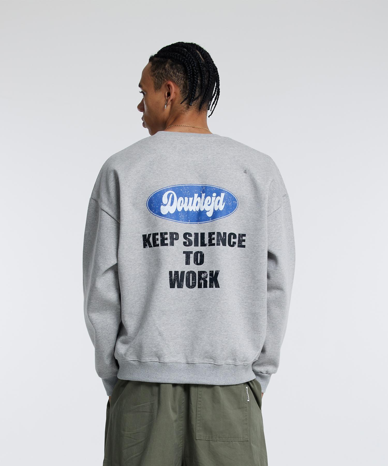 Свитшот Double Jd Keep Silence (Серый) M