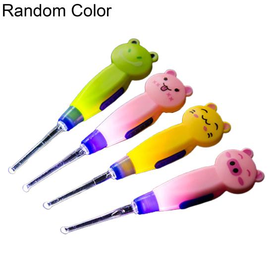 

Cartoon Animal Handle LED Light Baby Kid Ear Pick Spoon Earwax