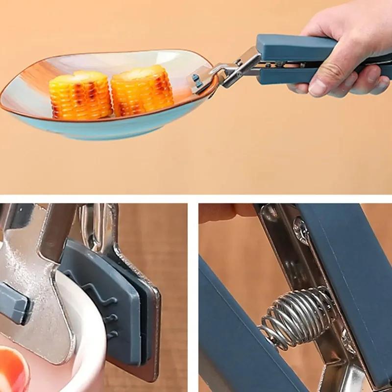 Bowl Pot Stand Tongs Spoon and Chopsticks Rest Lifting Hot Kitchen Useful Things Food Bowls Pots Supplies Instant Cooker Air Bar