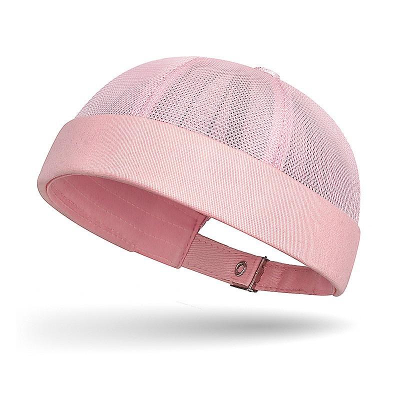 Spring and Summer Brimless Melon Skin Adjustable Hip-hop Hat Fashionable Men and Women Handsome Landlord Hat Simple Breathable G
