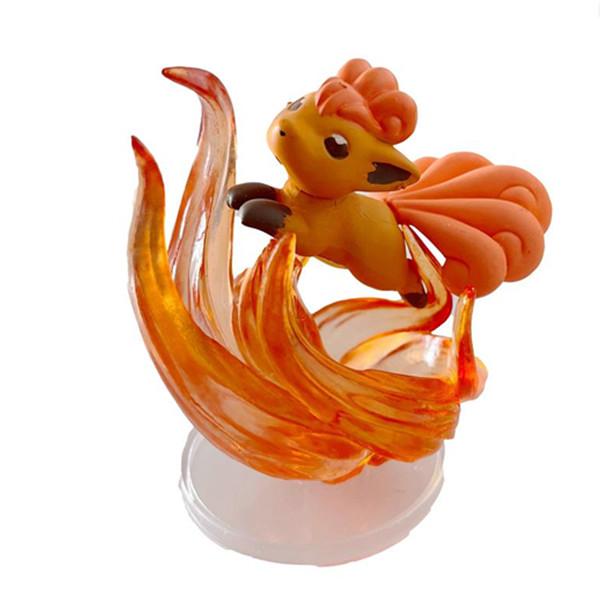 1 Pc Cute Pokemon Action Figures Eevee Bulbasaur Squirtle Vulpix Charmander Psyduck 3D PVC Model Statue Collection Kid Gift Toy