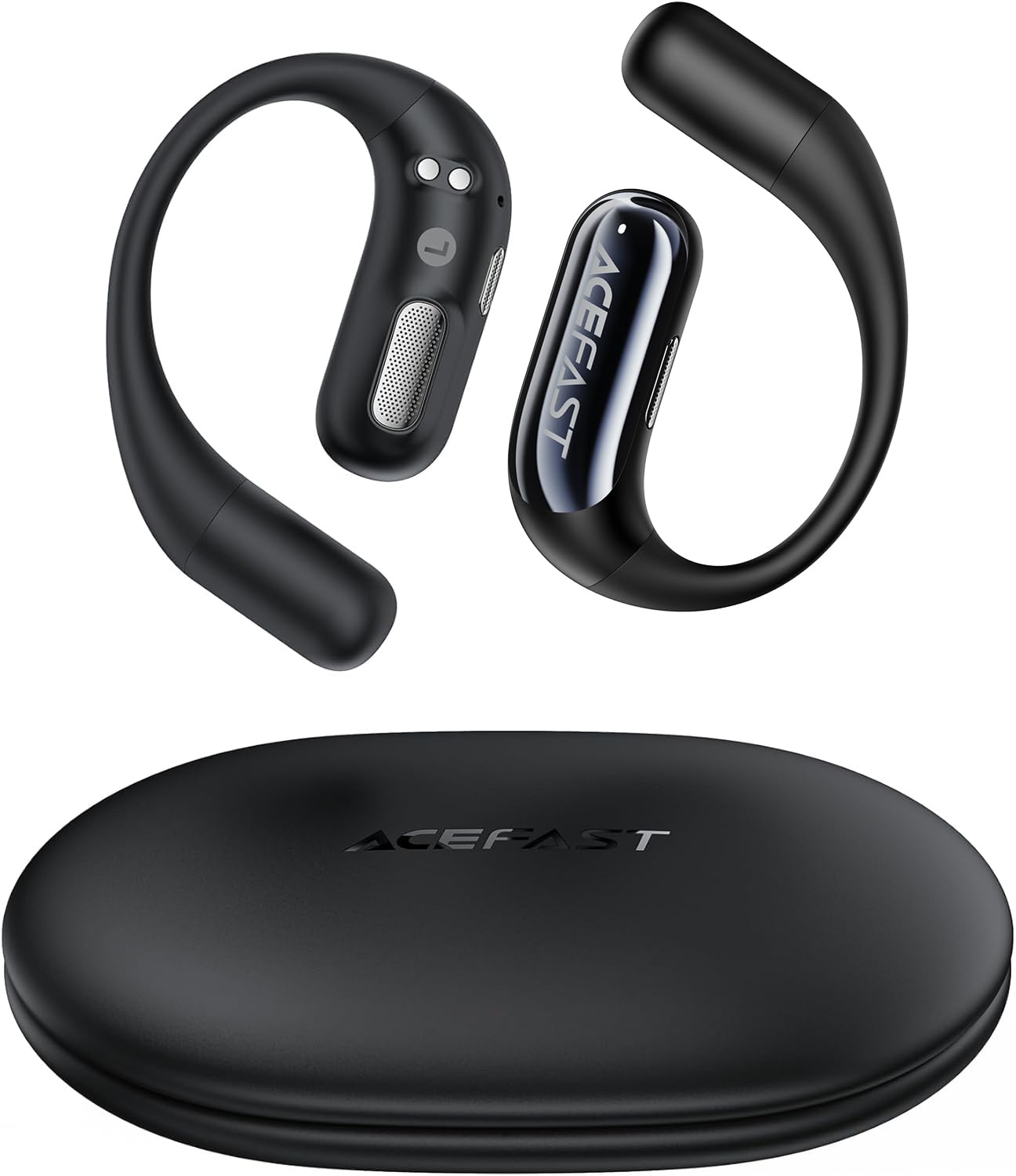 

ACEFAST Wireless Bluetooth Perfect for Sports Fast Separate Left and Right Air ACEFIT Black [Challenge non-existence!] Open-Ear Earphones, 5.4, чорний