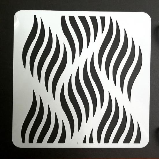 Bird Flower Paws Stencil DIY Craft Layering Album Painting Embossing Template