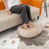 Japanese Style Soft Cloud Lumbar Pillow Waist Support Cushion for Car Office Home