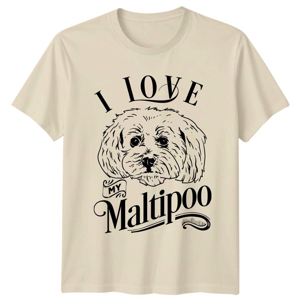 

I Love My Maltipoo Dog Breed Pet Graphic T-Shirt 2XL