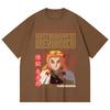 230 Gsm 100% Cotton Demon Slayer V117 Rengoku Print Unisex Heavy Cotton T Shirt