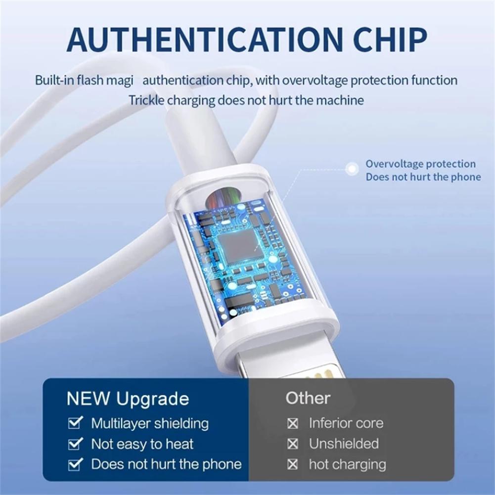 5A Usb Fast Charging Cable Compatible For Iphone 13 12 11 Pro Max Xr X Xs 8 7 Plus Se