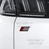 Car Decor Metal E Letter Emblem 3D Sticker Accessories For y333 EV 208 2008 308 5008 3008 iOn Expert Tail Rear Trunk Decals 333y