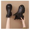 Small thick-soled Martin boots women's new autumn and winter retro versatile Chelsea short cotton boots