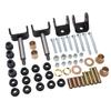Golf Cart Front End Repair Kits 1016386 Suspension King Pin Spindle Bushing Kit Replacement for Club Car DS Gas