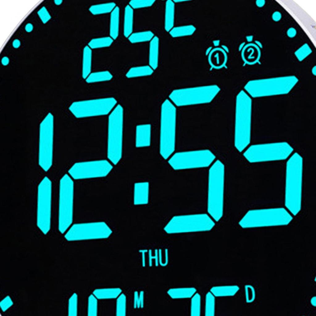 11.6 Inch Large Digital Wall Clock, with Remote Alarm Countdown, 12/24 H Timer,