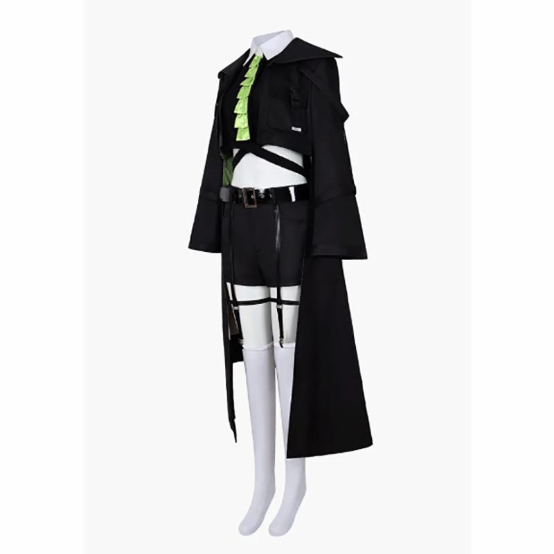 Project Sekai Mikku 3. Jubiläum Vivid Bad Squad Cosplay Uniform Outfit Mikku Cosplay Frau Mysteriöses Schwarzes Set Halloween