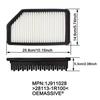 PREMIUM AIR FILTER for 2012-2017 ACCENT VELOSTER SOUL RIO OE 28113-1R100