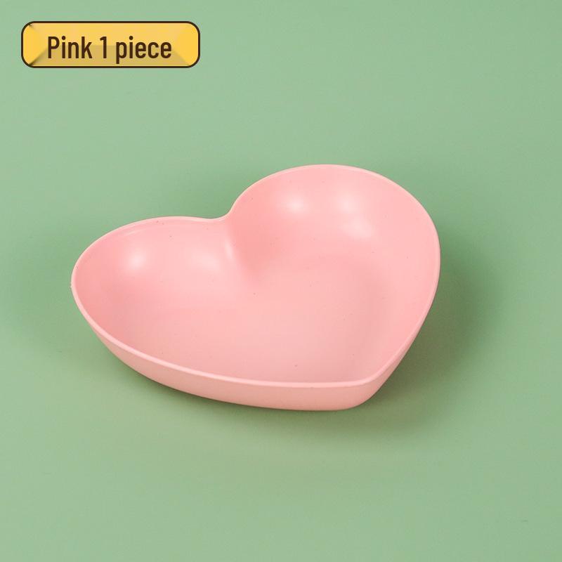 Elegant Gold-Edged Plastic Fruit Plate - Stylish Square Bone Dish for High-End Living Room Decor