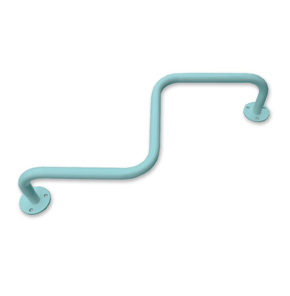 curved ceiling pull up bar - turqouise