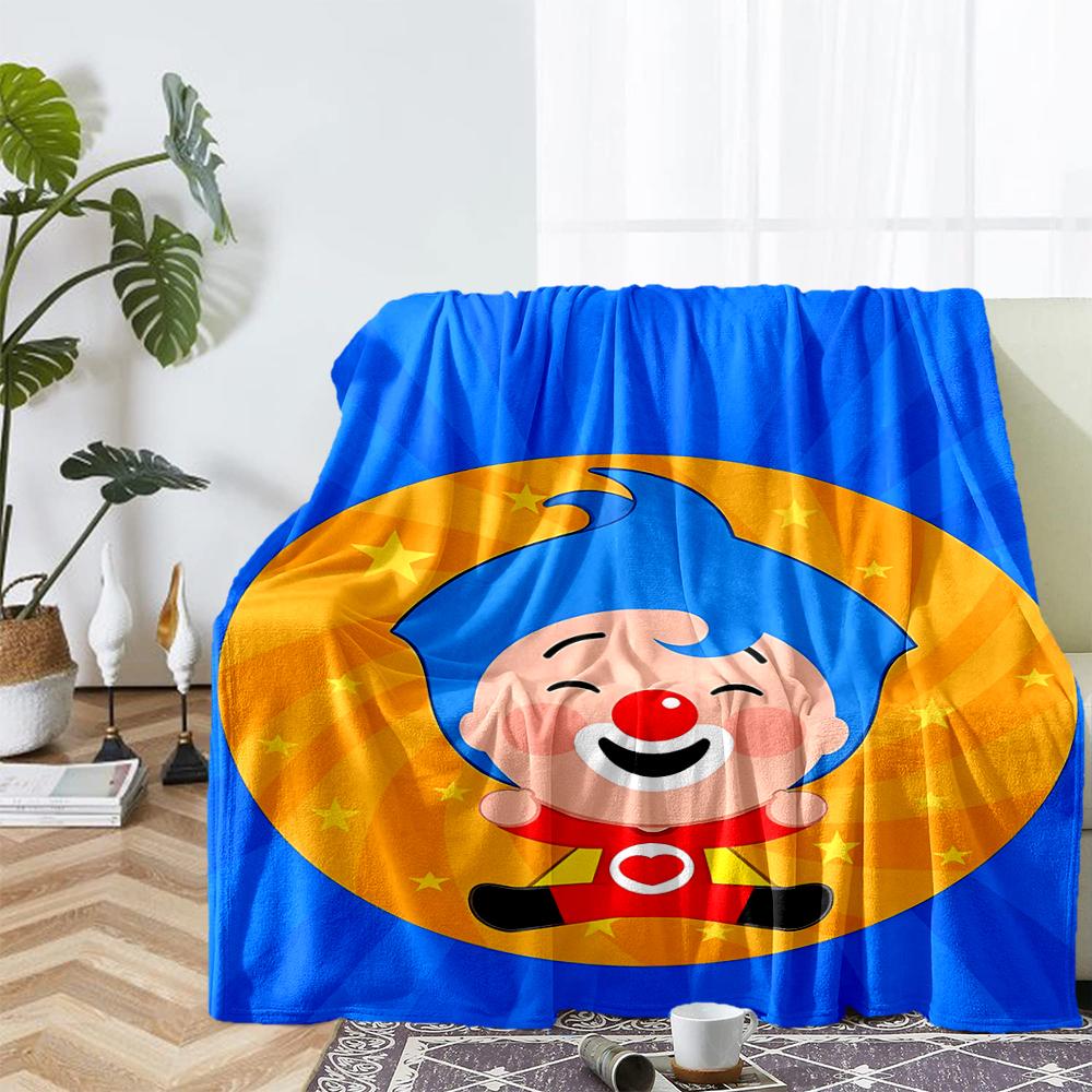 Plim Plim Theme Printed Blanket - Perfect for Couch, Bed, Travel & Outdoor Use | Machine Washable, Cozy & Durable.