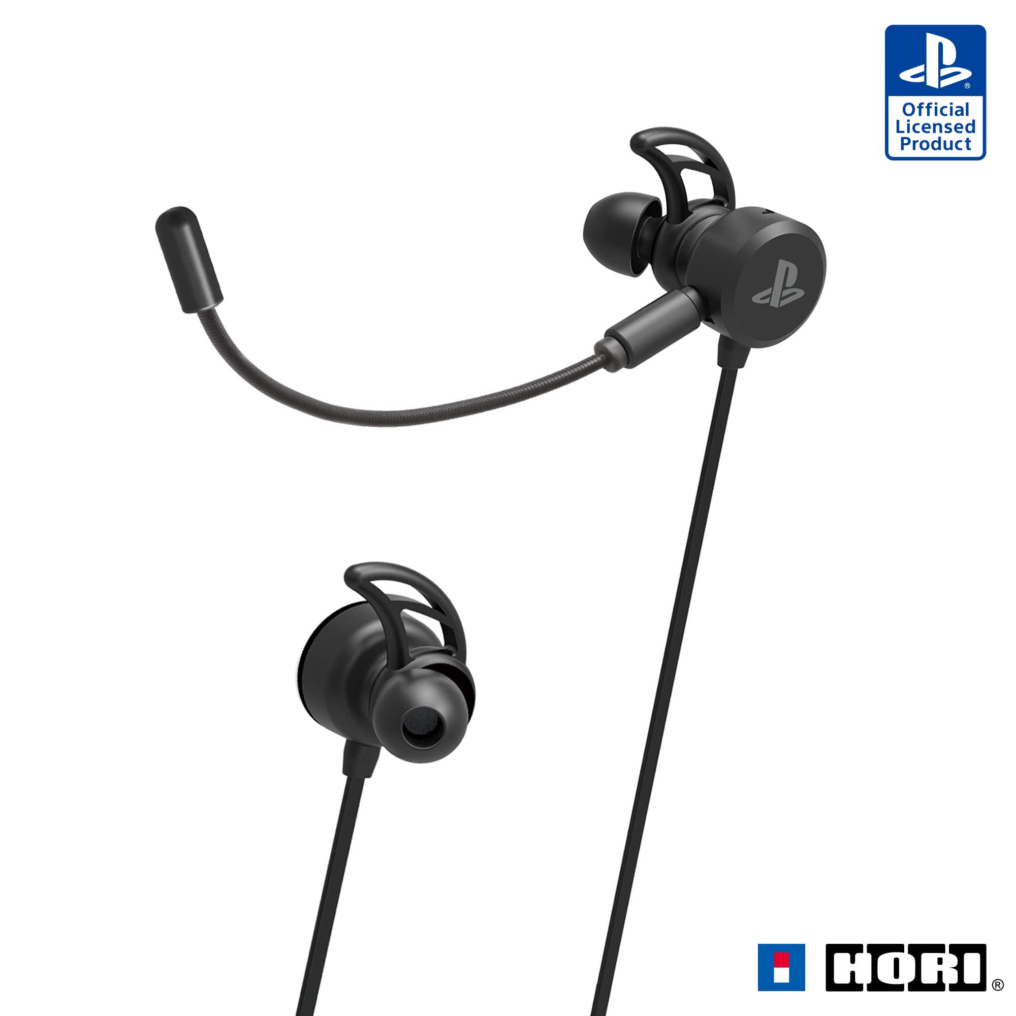 

операция Проводная игровая гарнитура Hori для Black лицензирована [PS5 подтверждено] Внутриканальная PlayStation®4 [продукт SONY]