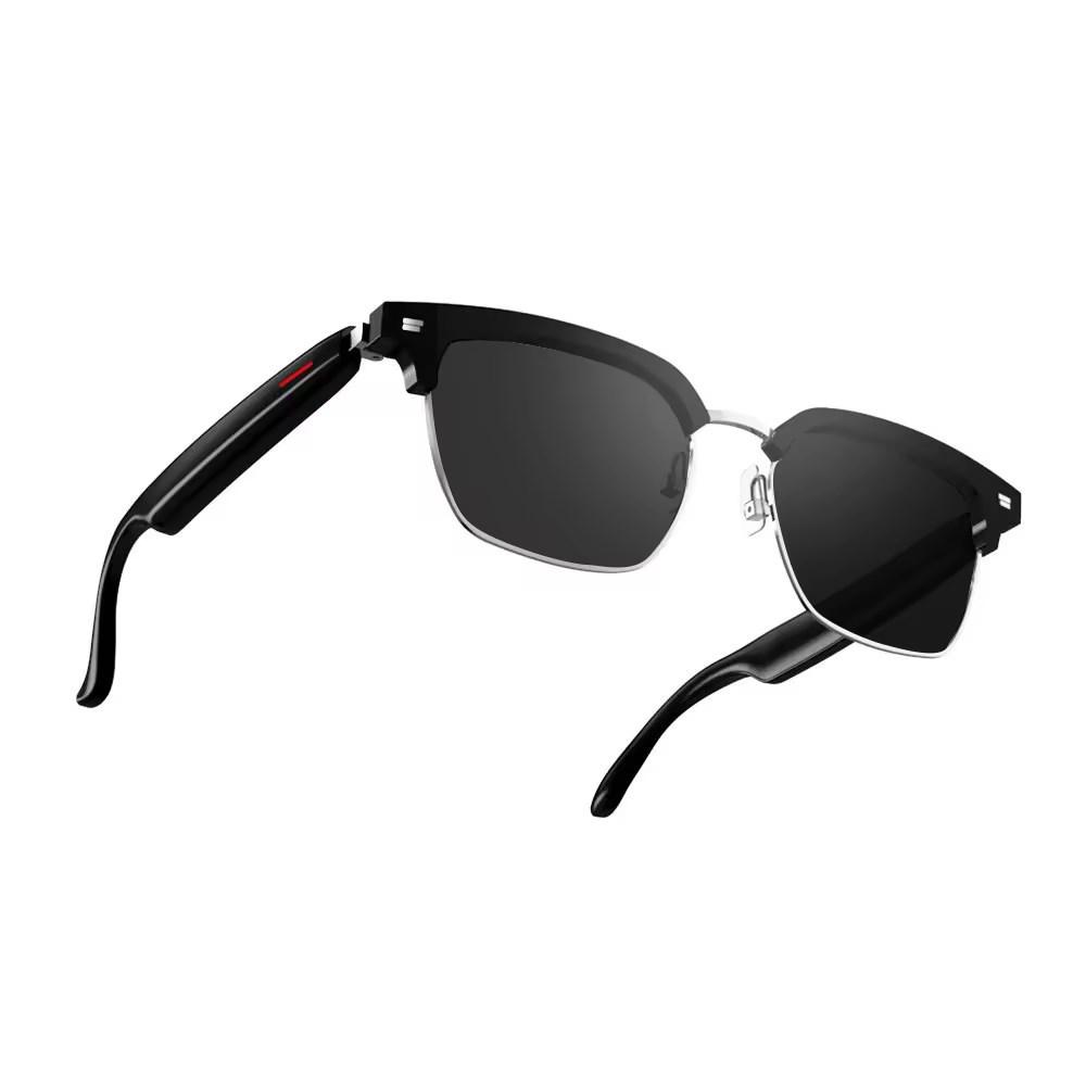 E13 AI Bluetooth-Brille der 3. Generation: Ohrhörer, Sprachübersetzer und Sonnenbrille mit austauschbarem Rahmen