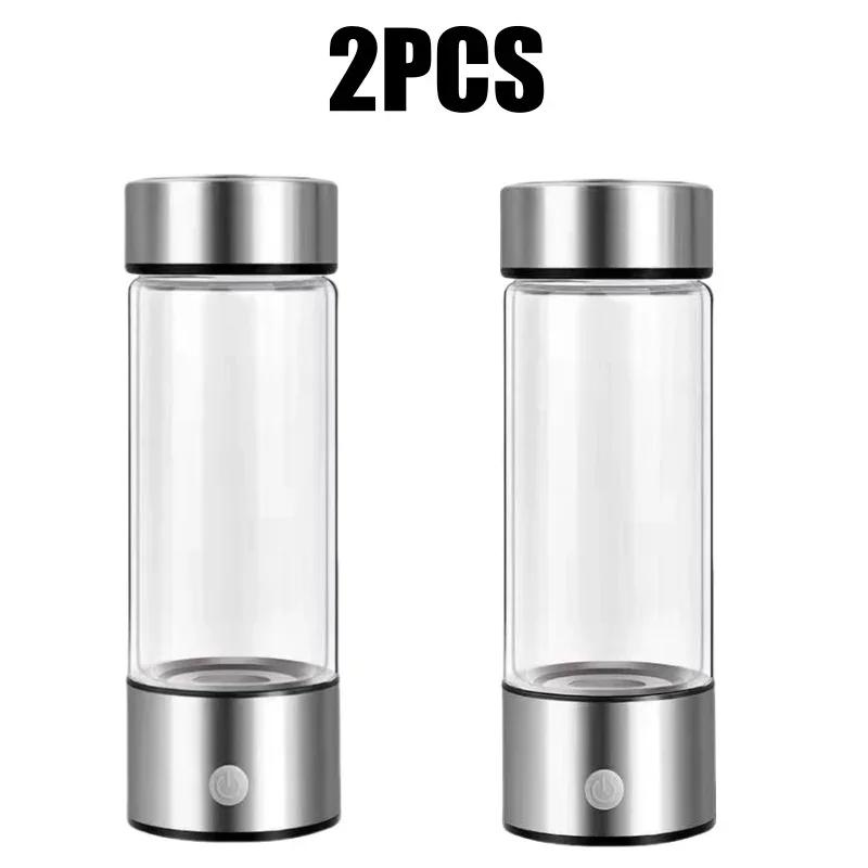 Rechargeable Hydrogen Water Bottle Alkaline Maker Portable Ionizer Cup Super Antioxidant Rich Generator for Health