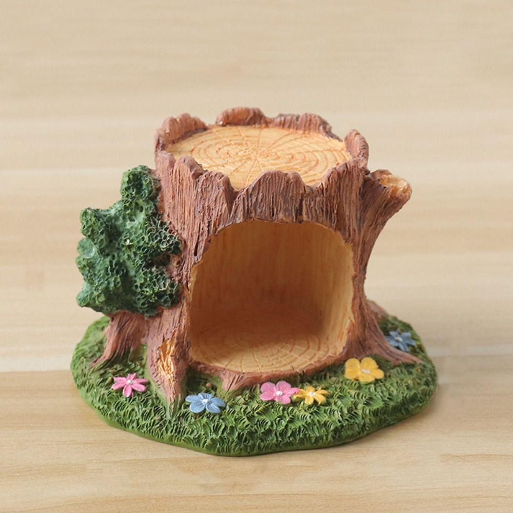 Mini Micro-landscape Ornament Kawaii Pastoral Style Desk Craft Lawn Resin Ornament Bedroom