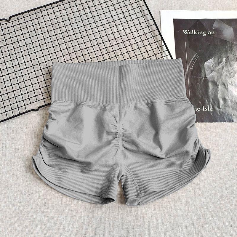High-Waist Tummy Control Peach Butt Yoga Shorts - Quick-Dry, Breathable, Sweat-Absorbent Fitness Wear.