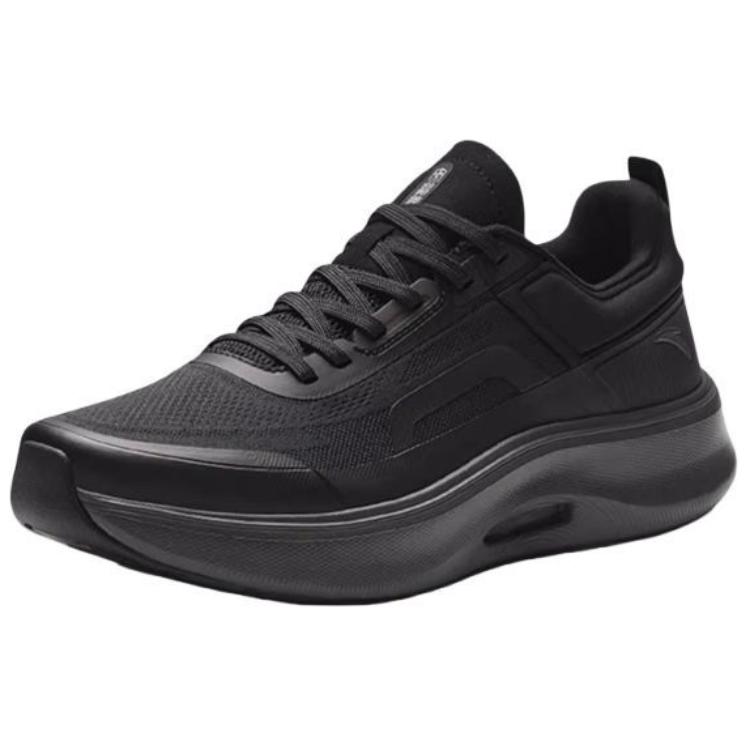 Anta Shen Xing Pro Comfortable Slip Resistant Low top Running Shoes Men's Black 112427711-4